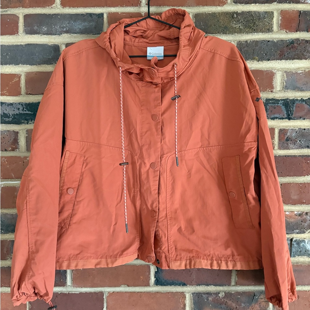 Columbia Rust Hooded Jacket